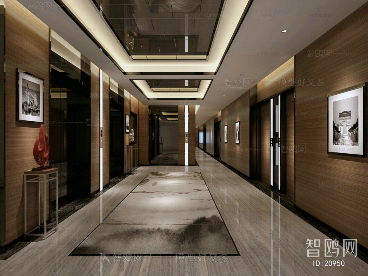 Modern Corridor/elevator Hall