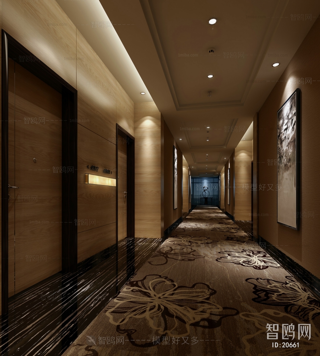 Modern Corridor Elevator Hall