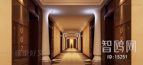 Modern Corridor Elevator Hall