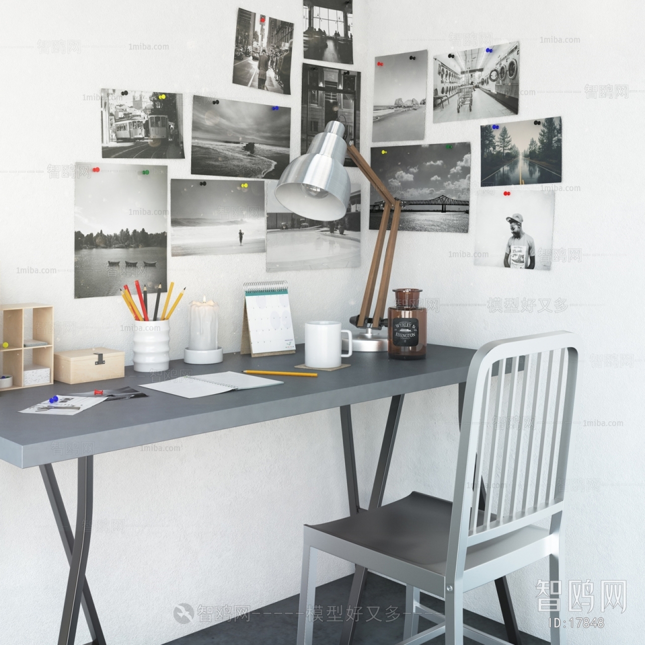 Industrial Style Leisure Table And Chair