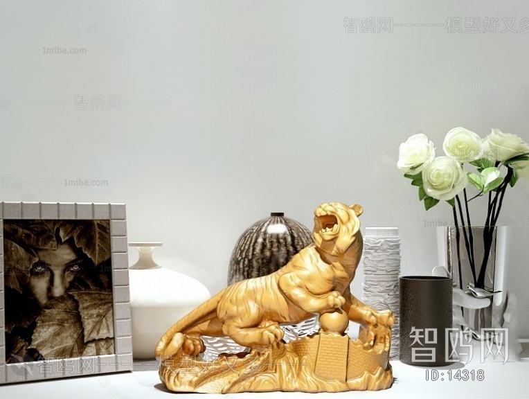 Modern New Chinese Style Decorative Set