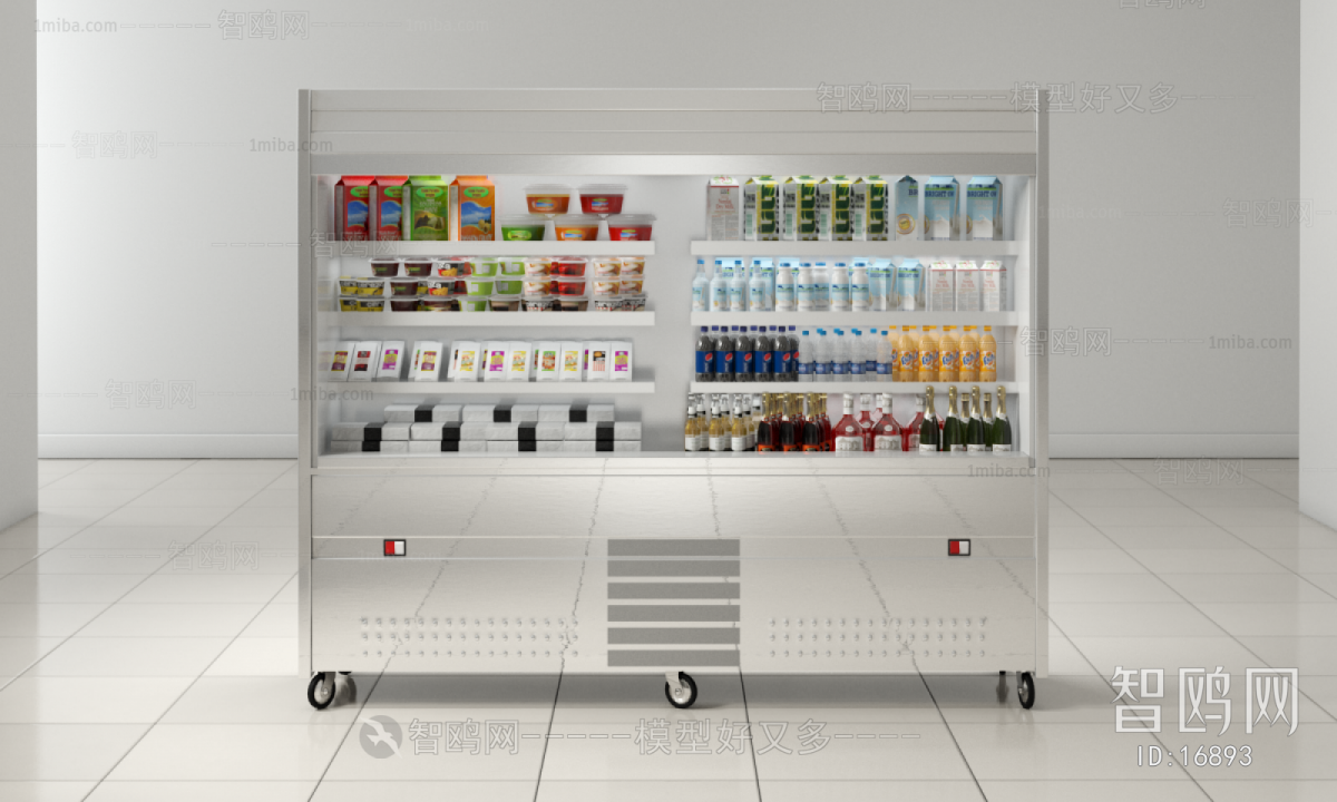 现代超市食品冰柜