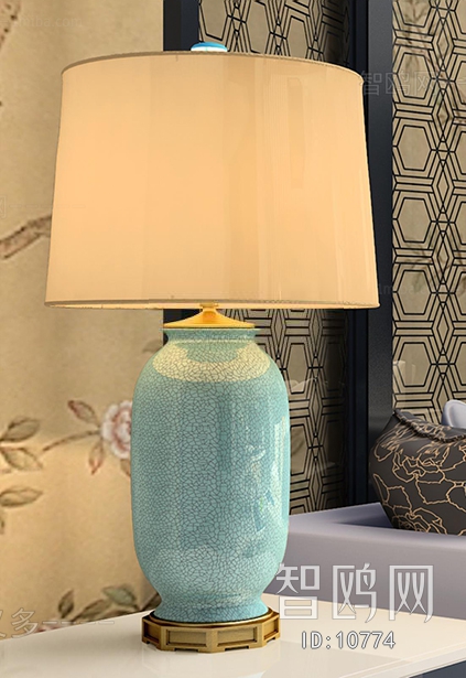 Modern American Style Idyllic Style New Chinese Style Table Lamp