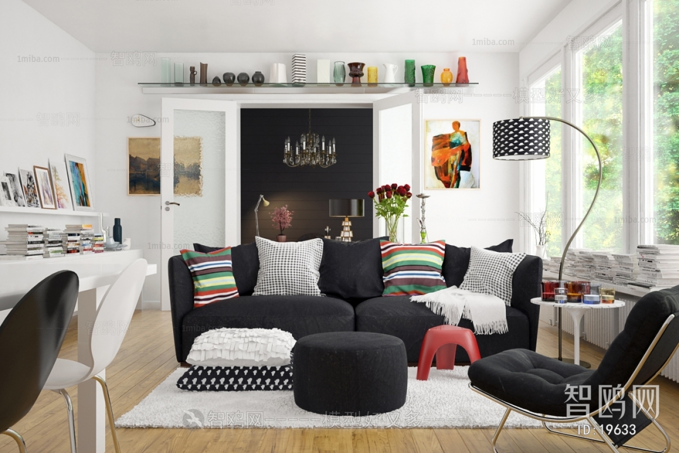 Modern Nordic Style A Living Room