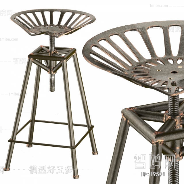 LOFT Industrial Style Bar Chair