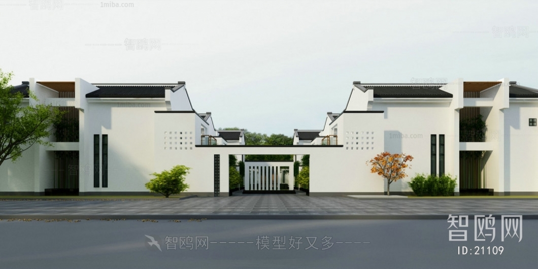 新中式别墅/建筑