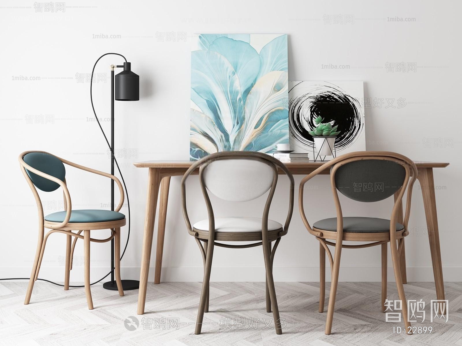 Modern Nordic Style Dining Table And Chairs