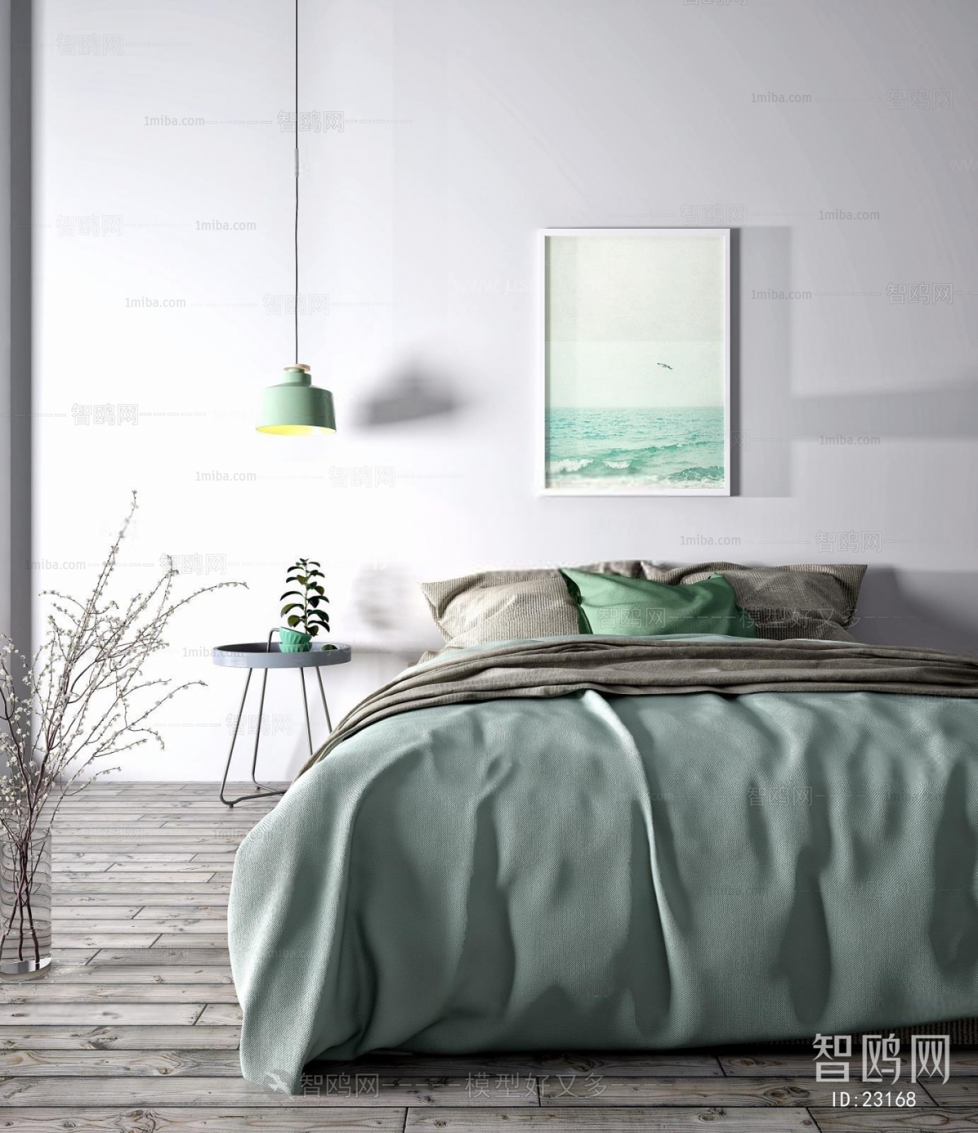 Modern Nordic Style Bedroom