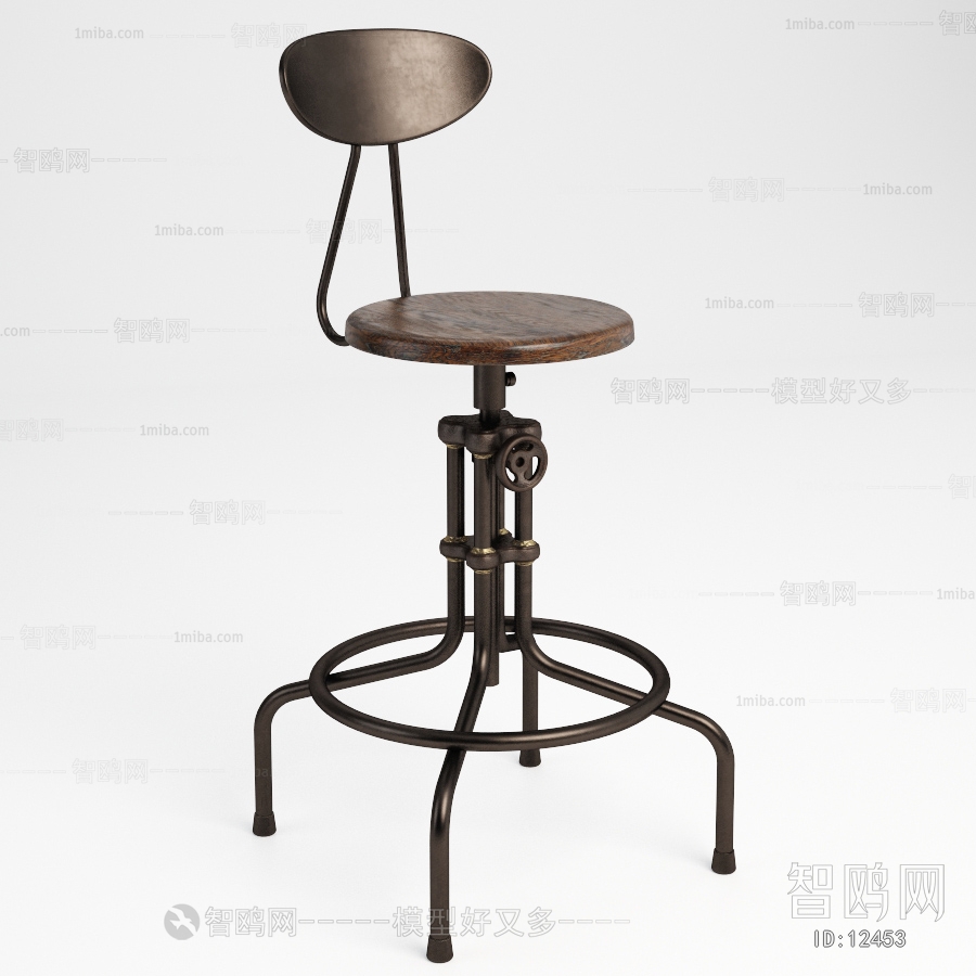 Industrial Style Bar Chair