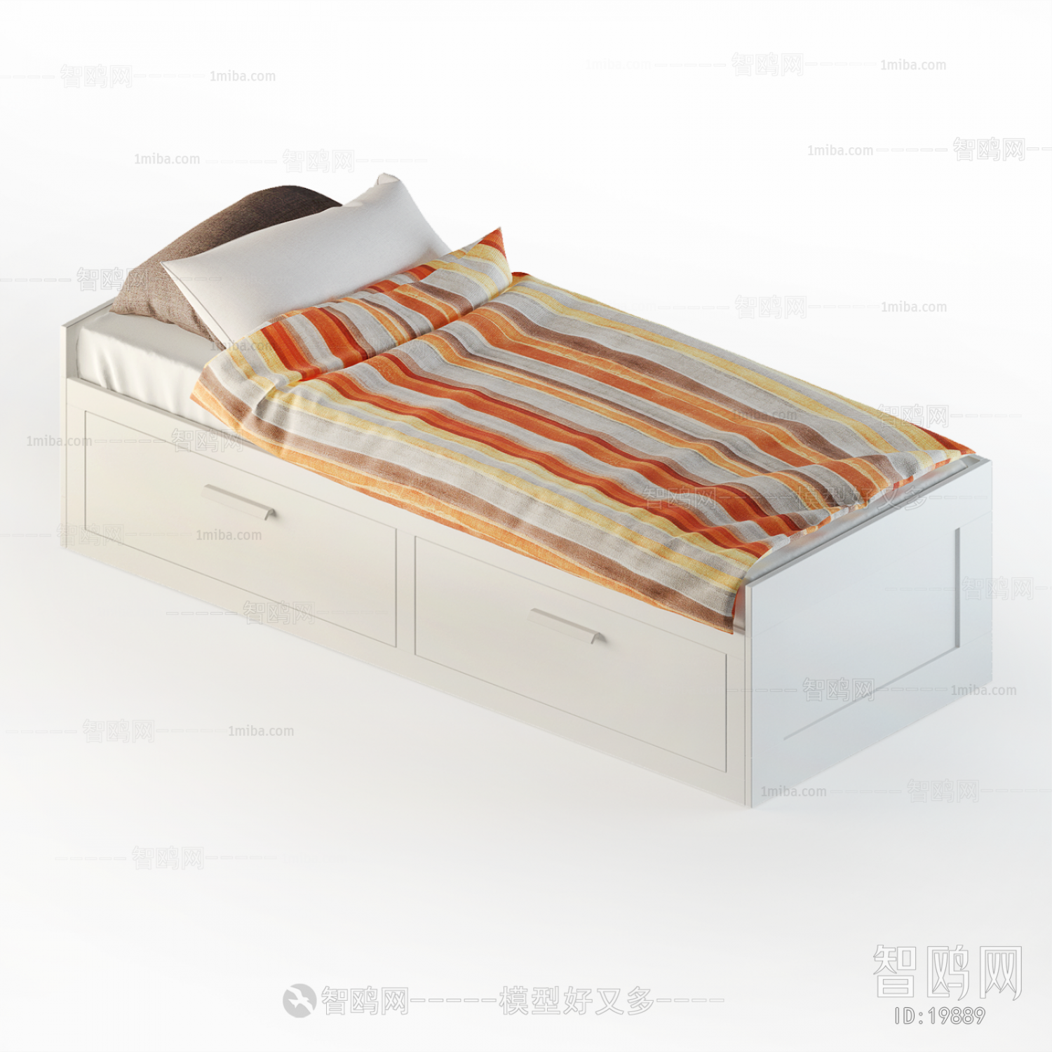 Modern Simple European Style Single Bed