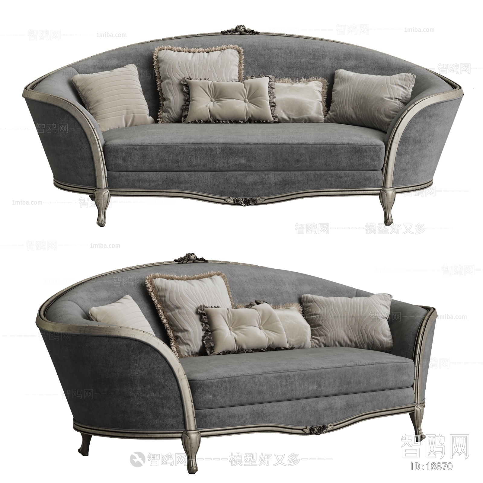 Post Modern Style Simple European Style A Sofa For Two