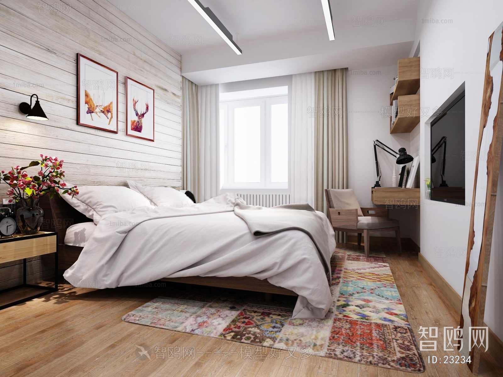 Modern Nordic Style Bedroom