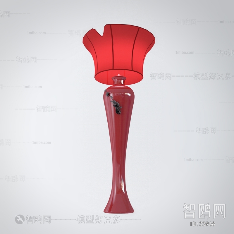 New Chinese Style Floor Lamp