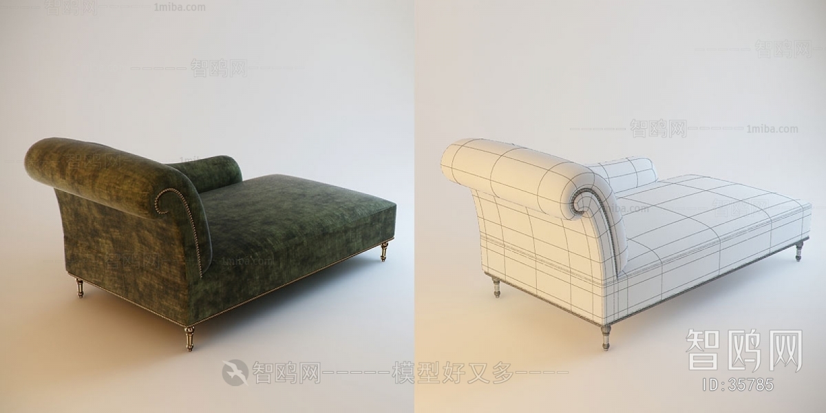 Simple European Style Noble Concubine Chair