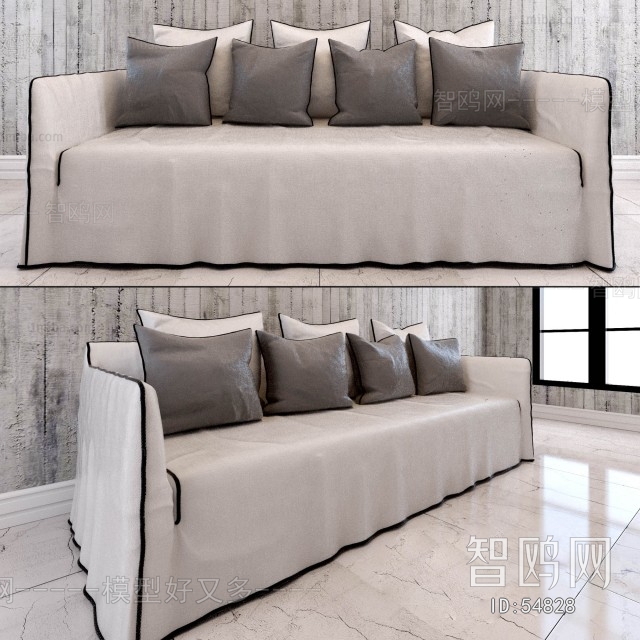 Modern Multi Person Sofa