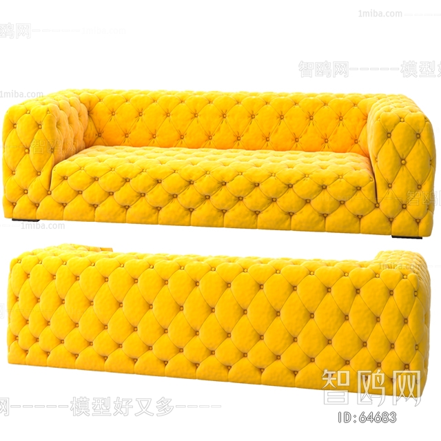 European Style Three-seat Sofa