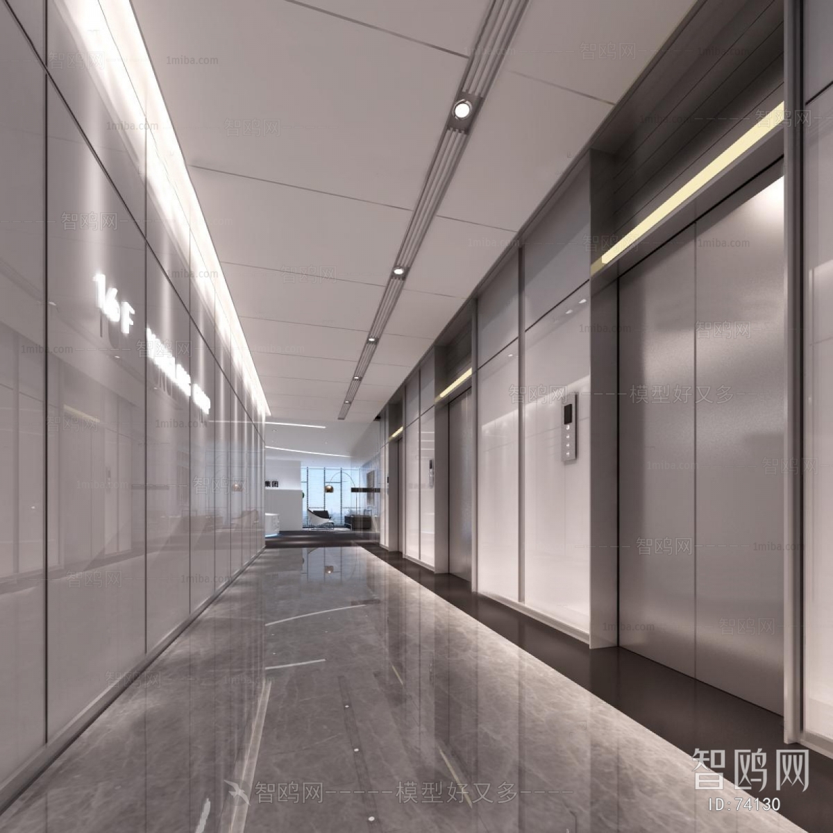 Modern Corridor/elevator Hall