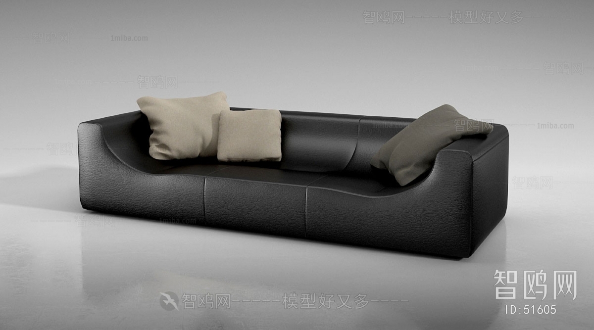 Modern Three-seat Sofa