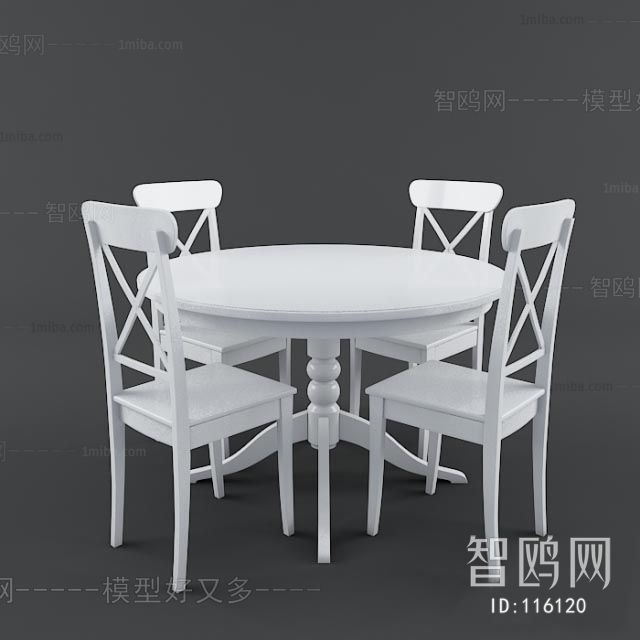 European Style Dining Table And Chairs