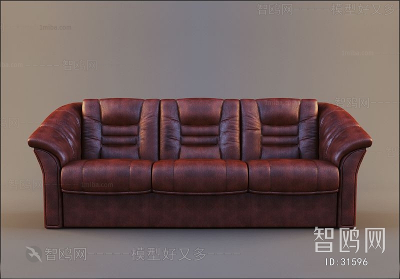 European Style Three-seat Sofa