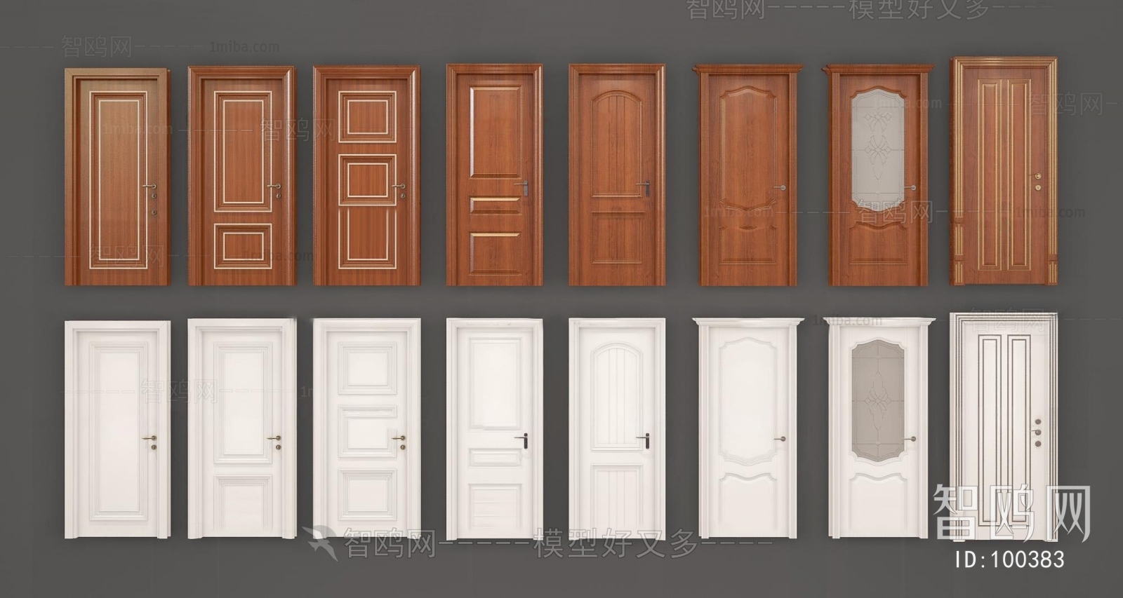 American Style Simple European Style Solid Wood Door
