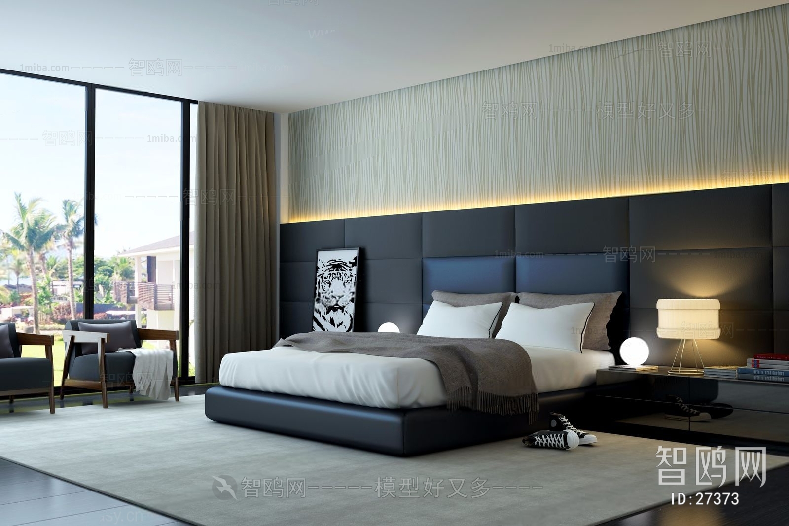 Modern Nordic Style Bedroom