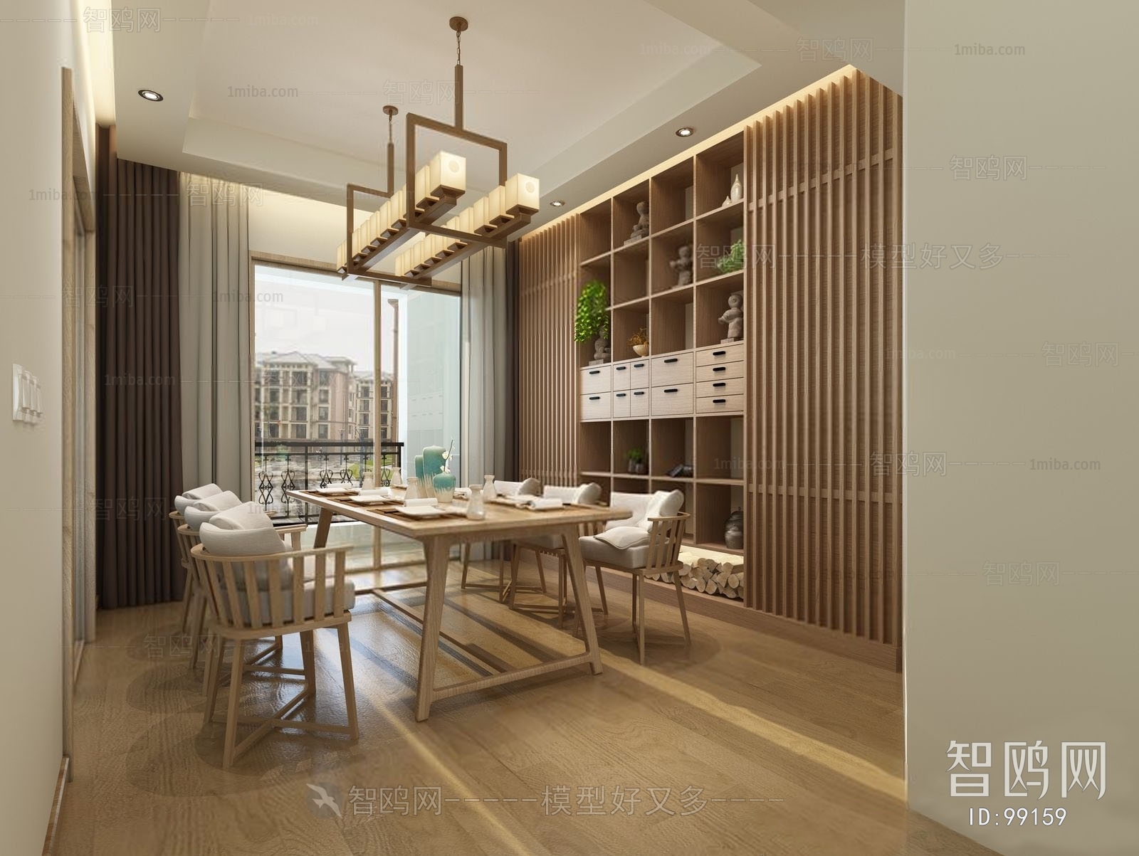 New Chinese Style Dining Room