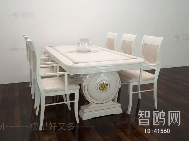 American Style Dining Table And Chairs