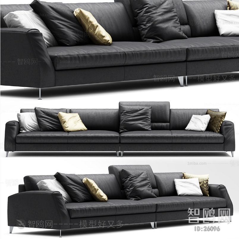 Modern Multi Person Sofa