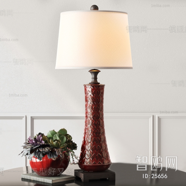American Style Post Modern Style Table Lamp