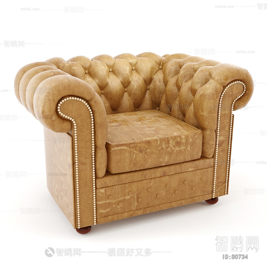 European Style Single Sofa