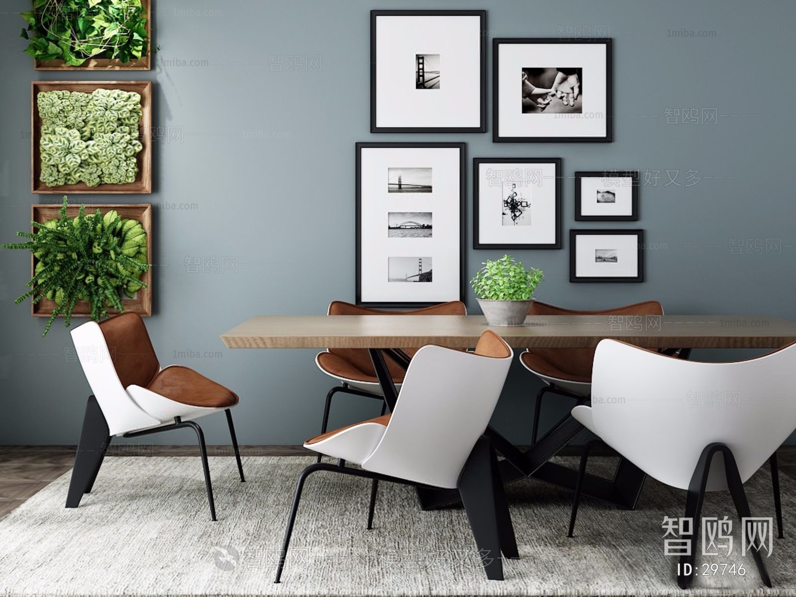 Nordic Style Dining Table And Chairs