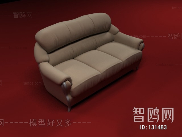 European Style Three-seat Sofa