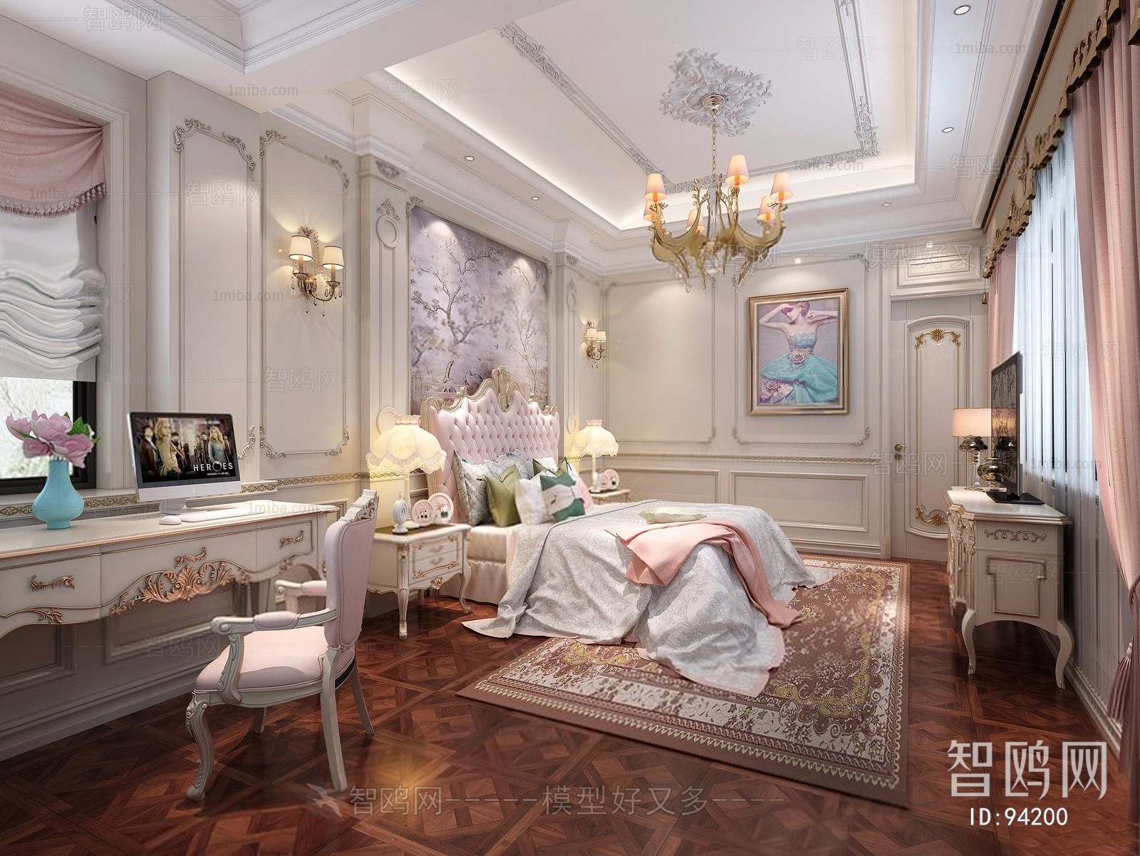 European Style Classical Style Bedroom