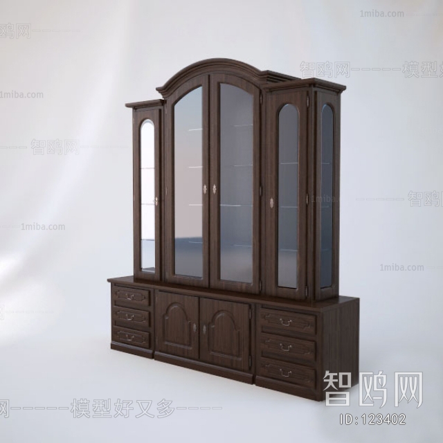 European Style Wine Cabinet