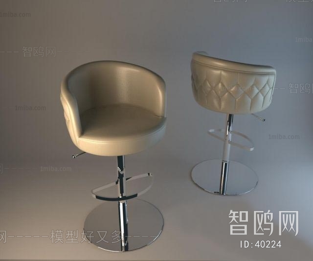 Simple European Style Bar Chair