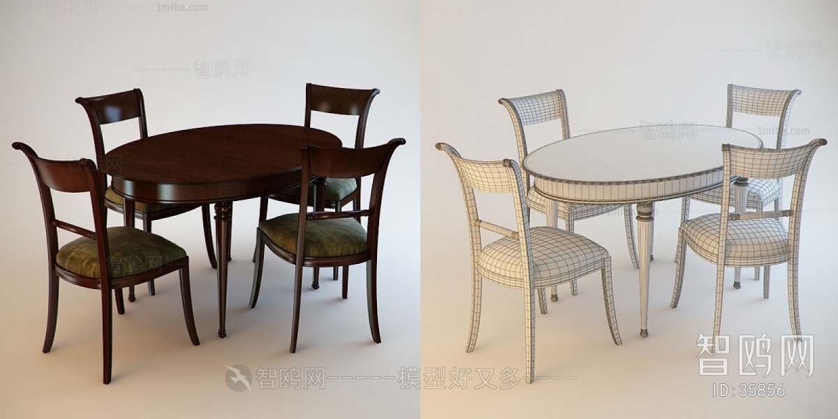 American Style Dining Table And Chairs