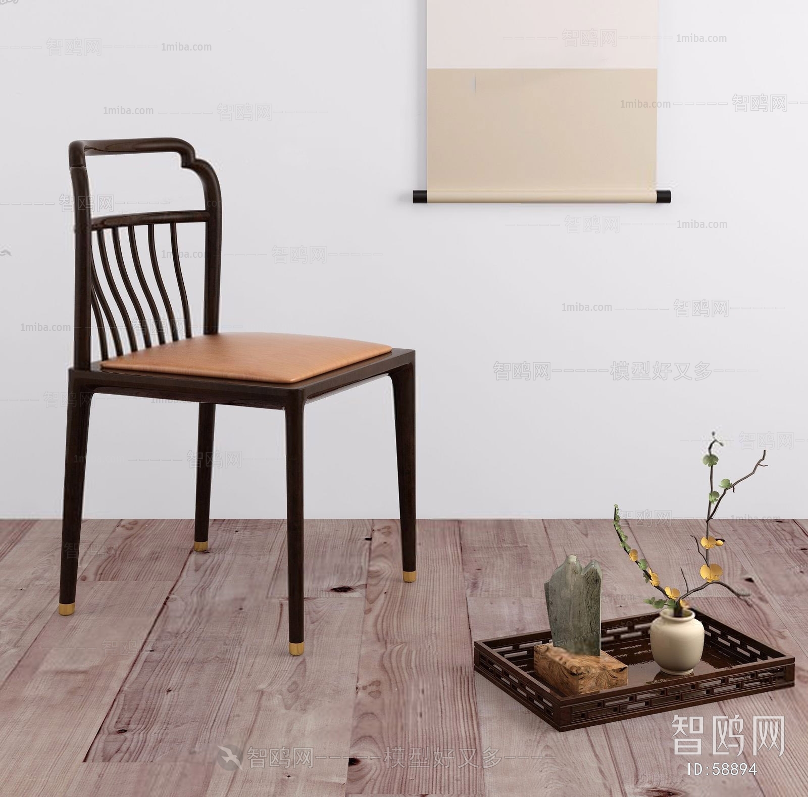 New Chinese Style Single Chair