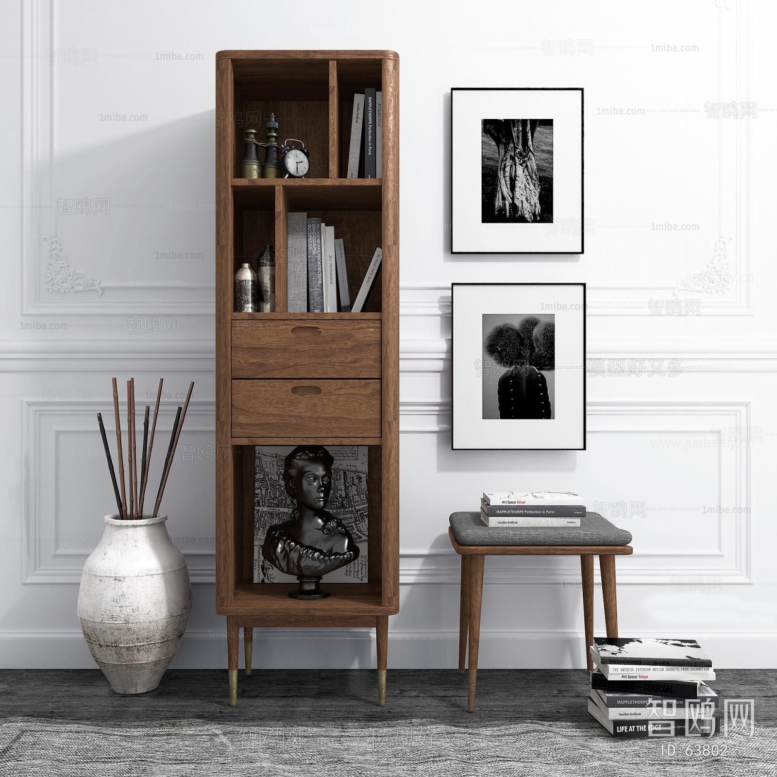 Nordic Style Bookcase