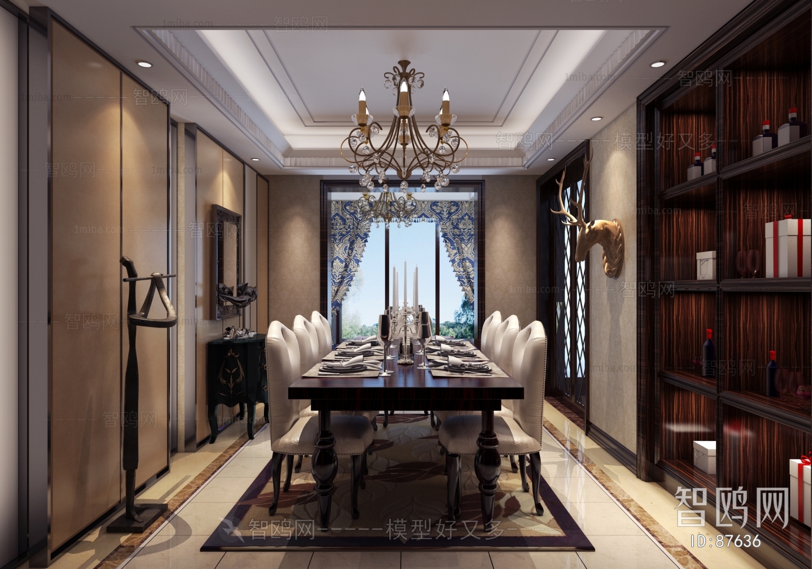 New Classical Style Dining Room