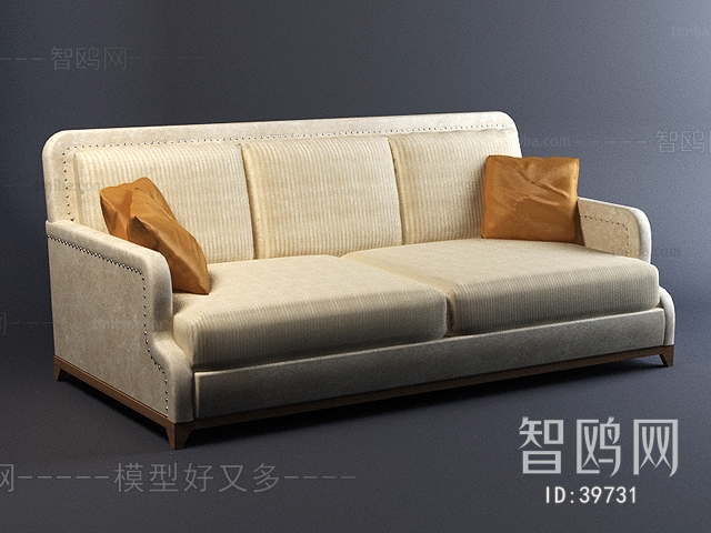 Simple European Style A Sofa For Two