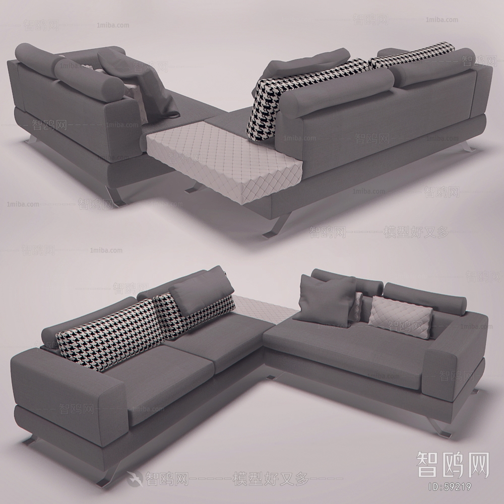 Modern Multi Person Sofa