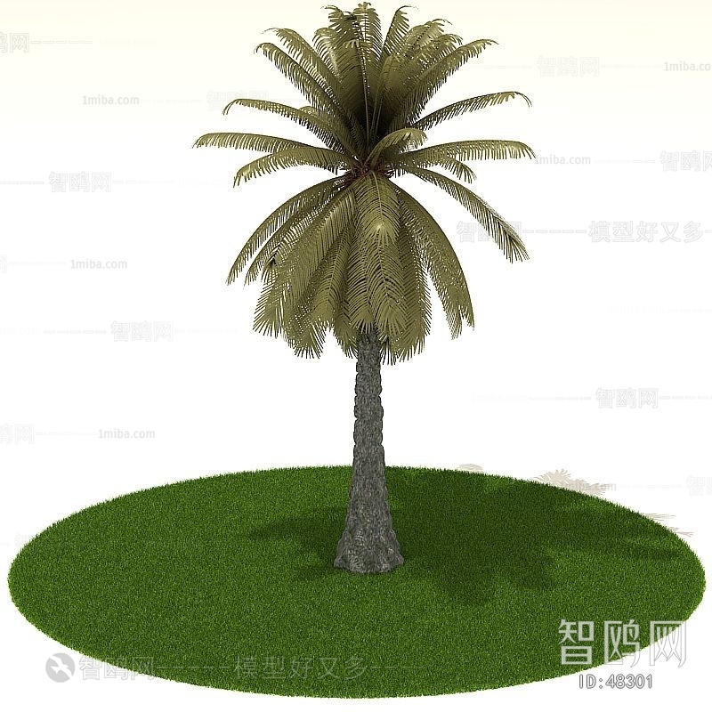 Modern Tree/shrub/grass