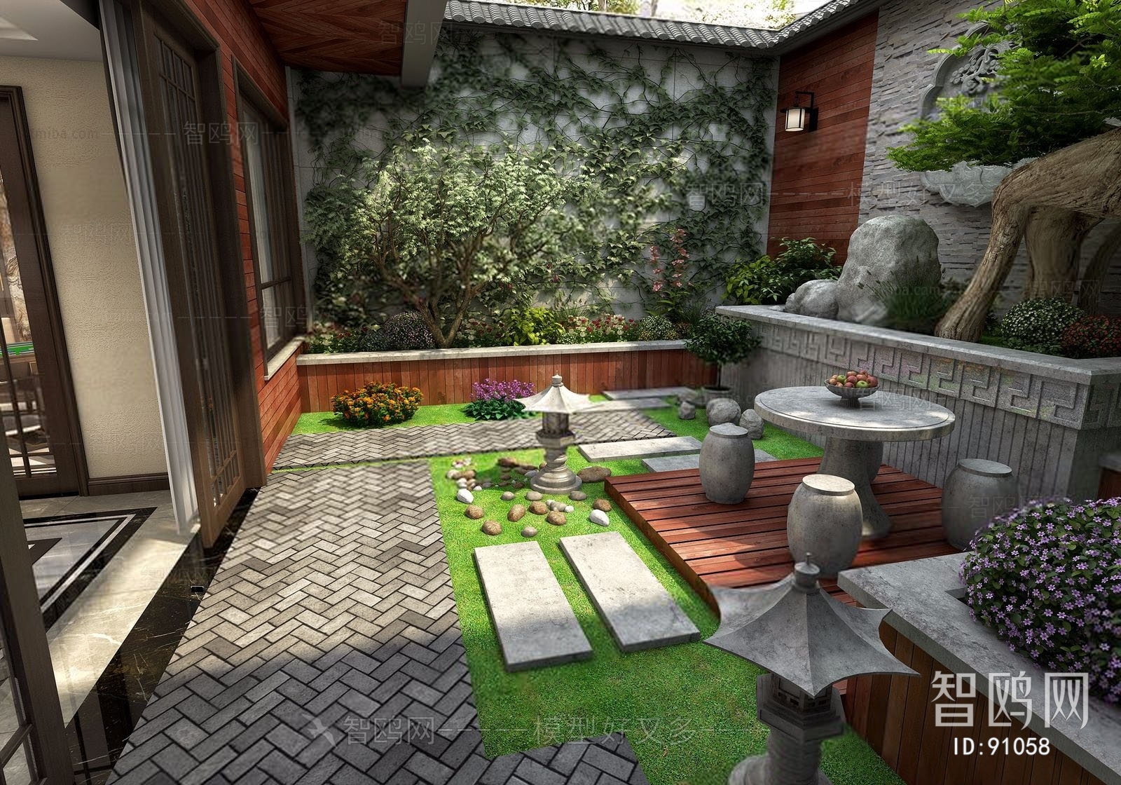 新中式庭院/景观花园