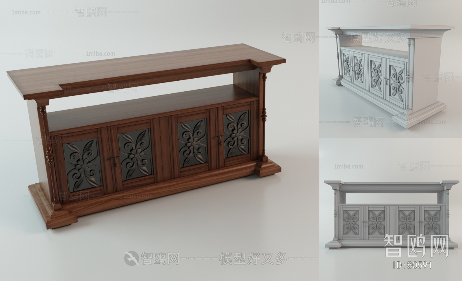 European Style TV Cabinet