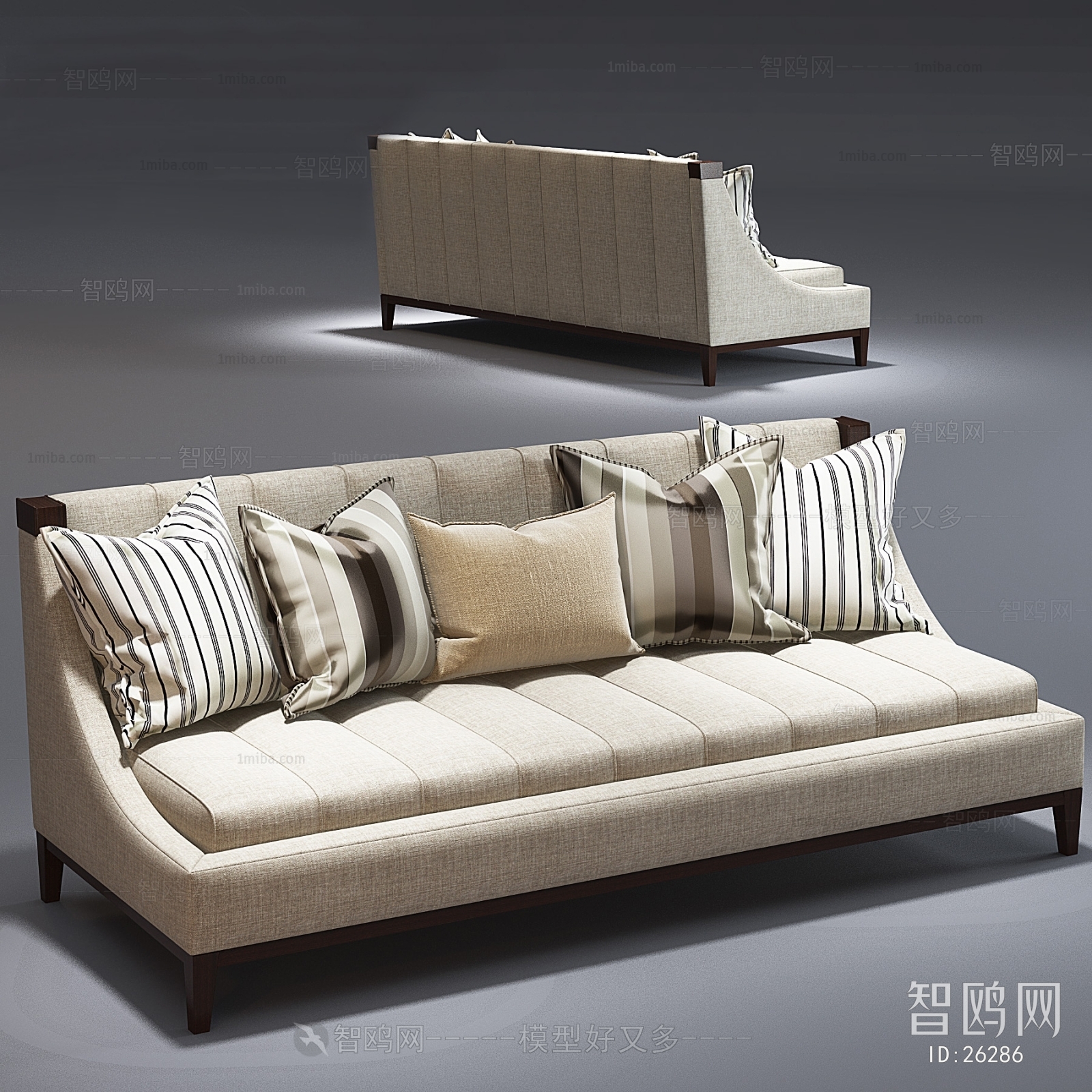 Modern Post Modern Style Multi Person Sofa