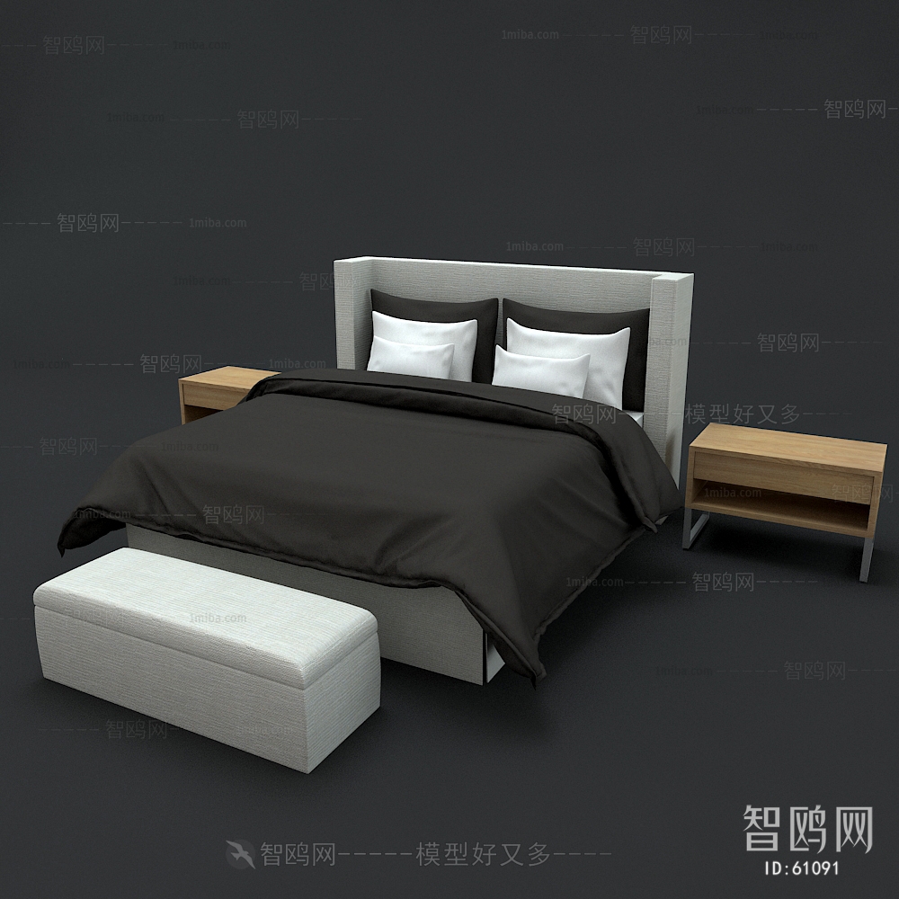 Modern Double Bed