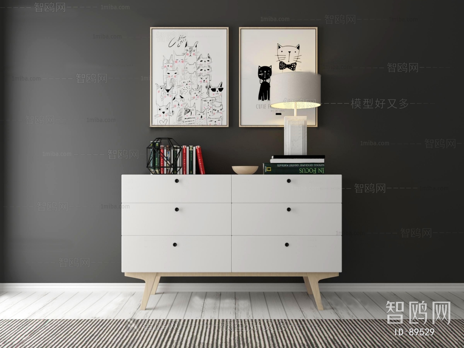 Modern Side Cabinet/Entrance Cabinet