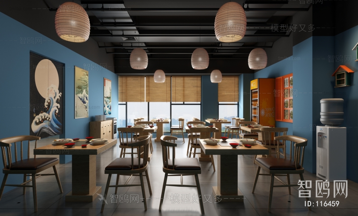 Modern Japanese Style Restaurant