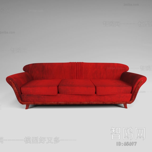 European Style Three-seat Sofa